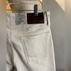 Cream coloured JOHN VARVATOS jeans